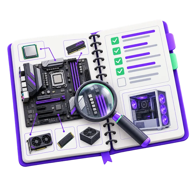 PC buying guide illustration
