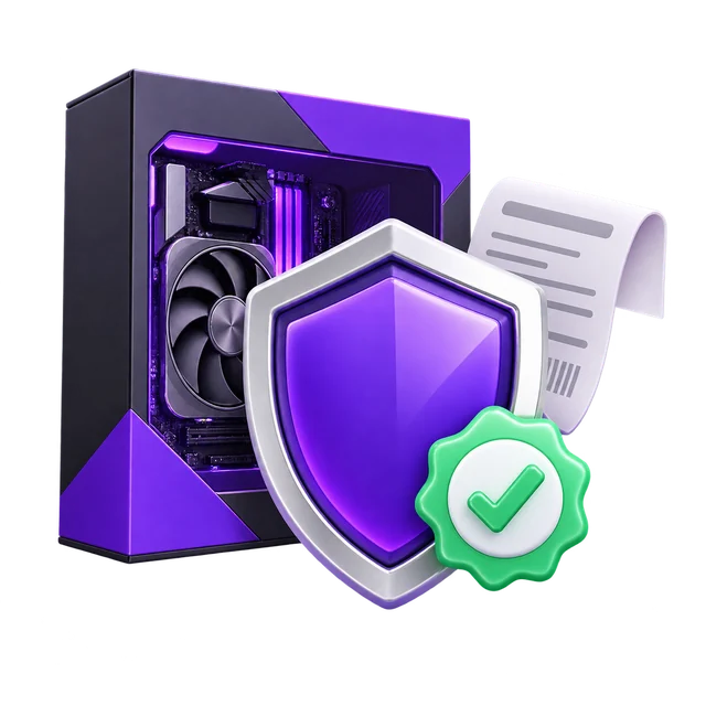 PC warranty verification illustration